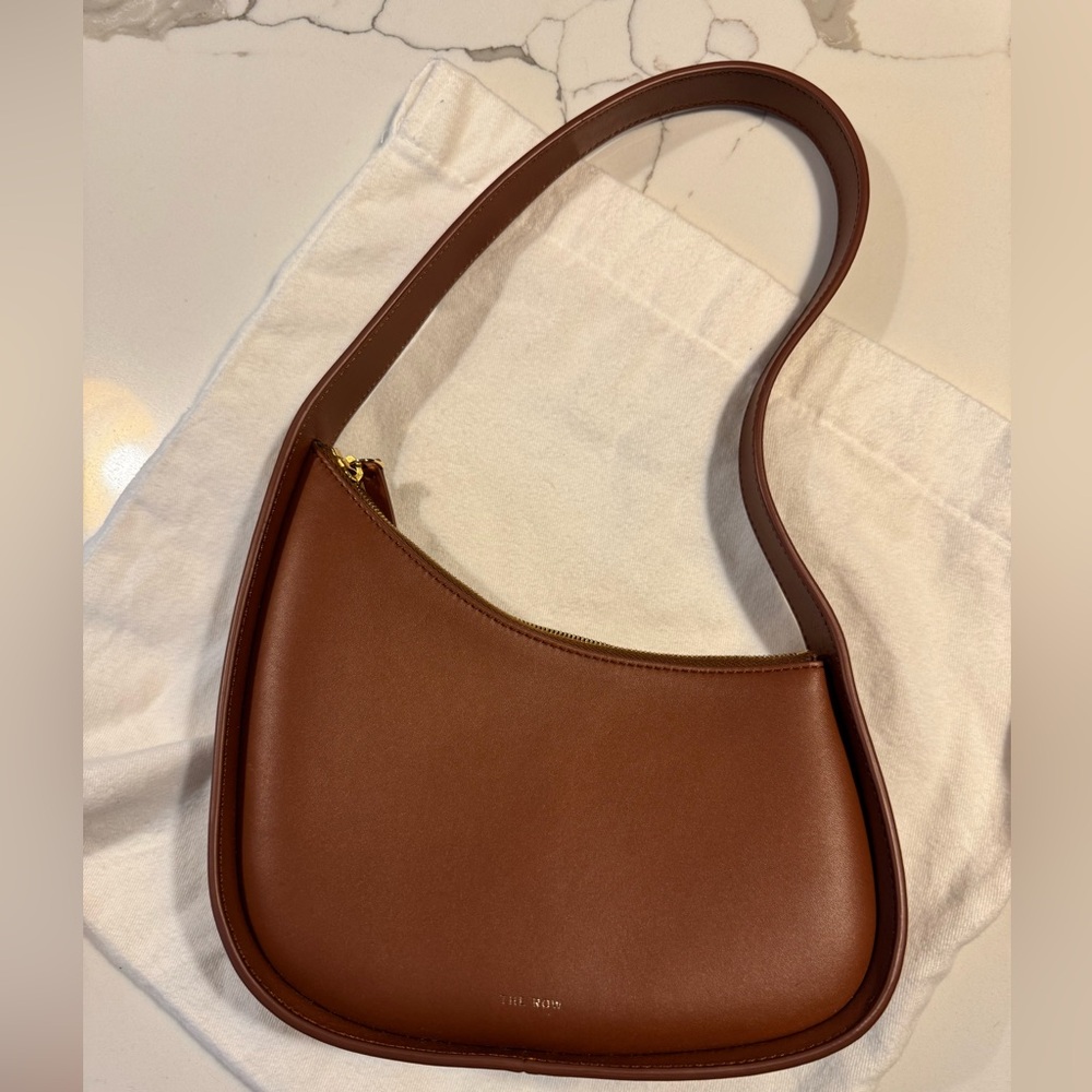 The Row half moon bag Brown